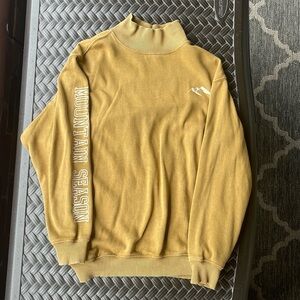 Aerie mock neck mountain season oversized sweatshirt